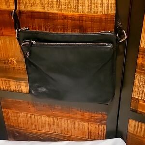 Leather crossbody purse